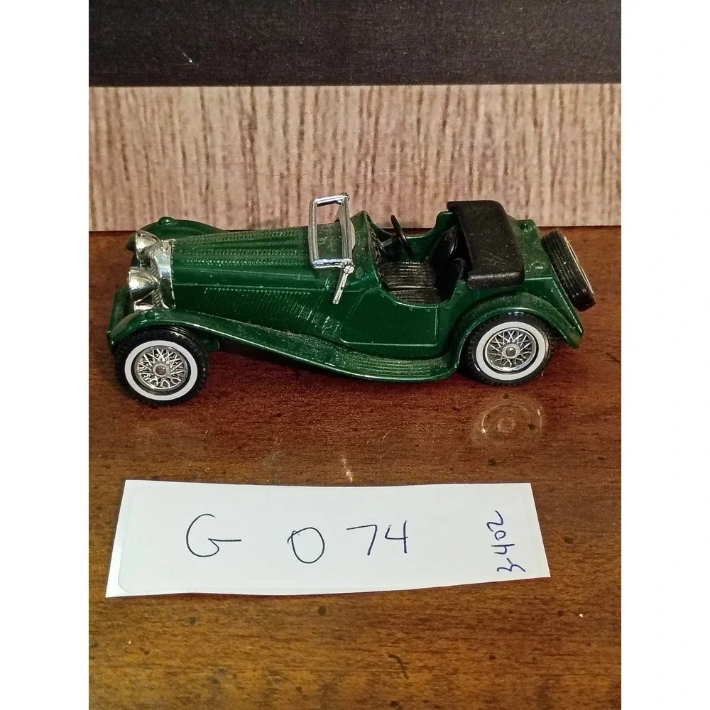 Matchbox Models of Yesteryear Y-1 1936 SS 100‎ Jaguar Green Diecast Car 1977